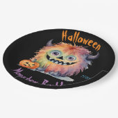 モンスターバッシュハローウィンパーティ ペーパープレート (アングル)