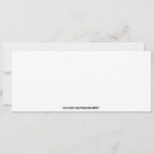 モンスターバッシュバースデーパーティ招待状 招待状 (裏面)