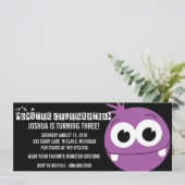 モンスターバッシュバースデーパーティ招待状 招待状 (スタンド正面)