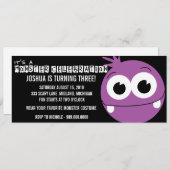 モンスターバッシュバースデーパーティ招待状 招待状 (正面/裏面)