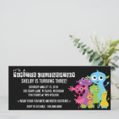 モンスターバッシュバースデーパーティ招待状 招待状 (スタンド正面)