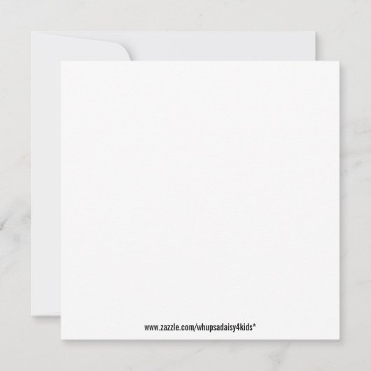 モンスターバッシュバースデーパーティ招待状 招待状 (裏面)