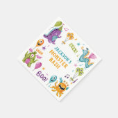 モンスターバッシュリトルモンスターバースデーパーティー スタンダードカクテルナプキン (角)