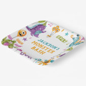 モンスターバッシュリトルモンスターバースデーパーティー ペーパープレート (傾斜あり)