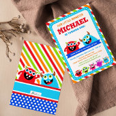 モンスターバッシュ誕生日パーティーへの招待 招待状