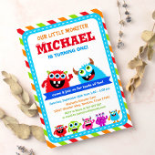 モンスターバッシュ誕生日パーティーへの招待 招待状