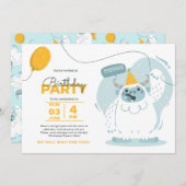 モンスターバッシュ！ドゥオトン誕生日招待状 招待状 (正面/裏面)