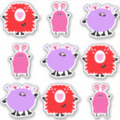 モンスターバレンタインデー シール (正面)