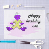 モンスターバースデーティッシュペーパー 薄葉紙 (クラフト)