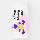 モンスターバースデーバナー 横断幕 (縦)