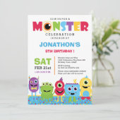 モンスターバースデーパーティーへの招待 招待状 (スタンド正面)