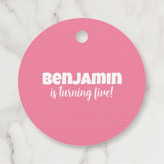 モンスターバースデーパーティー フェイバータグ (裏面)