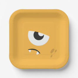 モンスターバースデーパーティー ペーパープレート