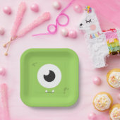 モンスターバースデーパーティー ペーパープレート (パーティー)