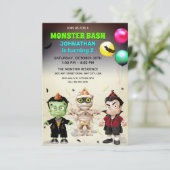 モンスターバースデーパーティー 招待状 (スタンド正面)