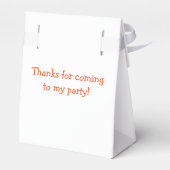 モンスターバースデーモノグラムのタパーティーお願い フェイバーボックス (裏面サイド)