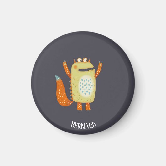 モンスターバーナード名前をカスタムする マグネット (正面)