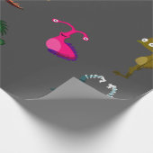 モンスターパターン ラッピングペーパー (角)