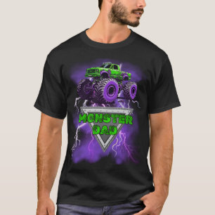 モンスターパパ – モンスタートラックの男のTシャツ Tシャツ