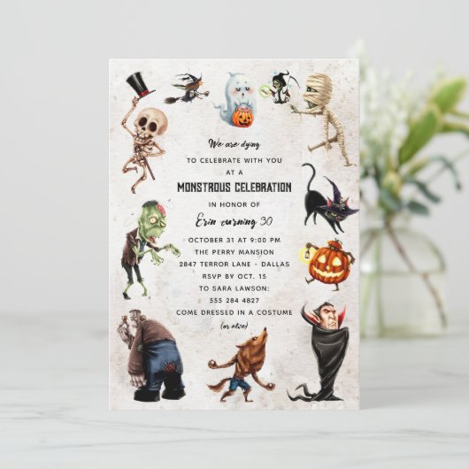 モンスターパーティの招待状 – モンストロスハロウィーン 招待状 (スタンド正面)
