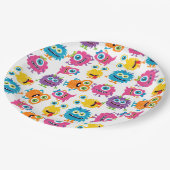 モンスターパーティー紙プレート ペーパープレート (アングル)