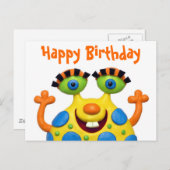 モンスターパーティー インビテーションポストカード (正面/裏面)