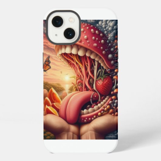 モンスタービッグマウス iPhoneケース (裏面)