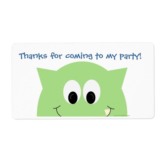 モンスタービヘイビアラベルラベル ラベル (正面)