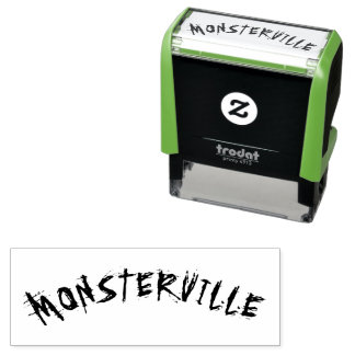 「モンスタービル」ハロウィーンホラーおもしろいモンスターワード セルフインキングスタンプ