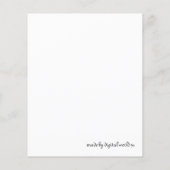 モンスタービンゴ – ベビーシャワーゲーム (裏面)