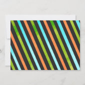 モンスターフォトバースデーパーティーサンキューカード 招待状 (裏面)