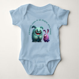 モンスターフレンズ:Suzi & ボブ ベビーボディスーツ