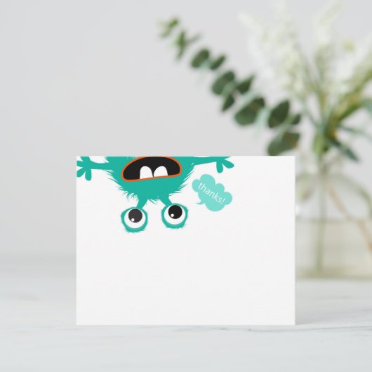 モンスターフレンドリーグサンキューカード文房具 サンキューカード (スタンド正面)