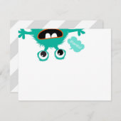 モンスターフレンドリーグサンキューカード文房具 サンキューカード (正面/裏面)