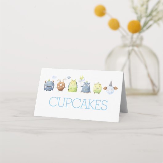 モンスターフードテントカード、モンスタープレイス設定 プレイスカード (正面)