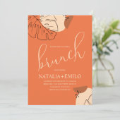 モンスターブランチシェイプブライダルシャワーブランチ 招待状 (スタンド正面)