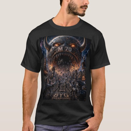モンスタープラネットM70 Tシャツ (正面)