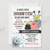 モンスターベビーシャワー招待状 招待状 (正面)
