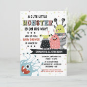 モンスターベビーシャワー招待状 招待状 (スタンド正面)