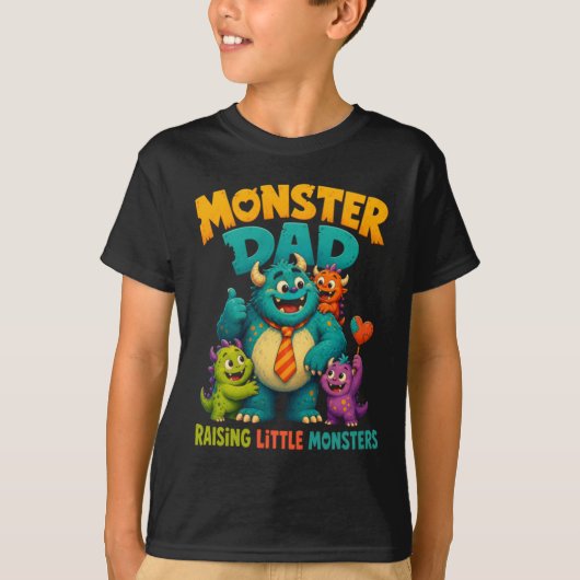 モンスターペイジーなお父さん Tシャツ (正面)