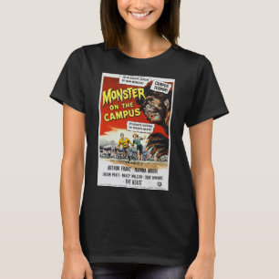 モンスターホラー映画ヴィンテージポスター Tシャツ