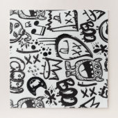 モンスターボーイズ：手描きパターン ジグソーパズル (横)