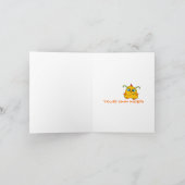 モンスターポテトハッピーバースデーケーキカード カード (内部)