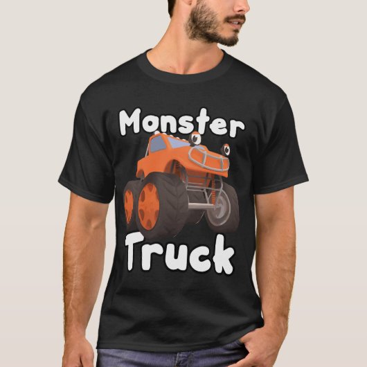 モンスターマックス トラック こども 駐車場 Tシャツ (正面)