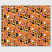 モンスターマッシュアップフェスティバルハロウィーン ラッピングペーパー (フラット)