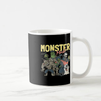 モンスターマッシュハッピーハローウィン不気味シーズントリックO コーヒーマグカップ