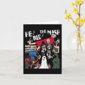 モンスターマッシュハロウィーングール幽霊 カード (黄色い花)