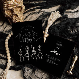 モンスターマッシュハローウィンパーティ招待状カード 招待状