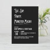モンスターマッシュハローウィンパーティ招待状 招待状 (スタンド正面)
