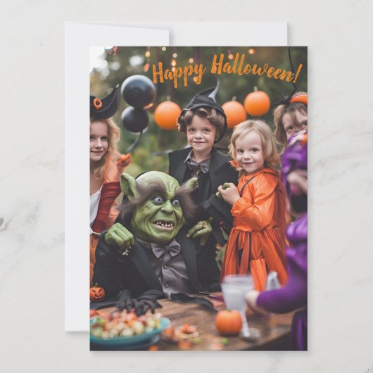 モンスターマッシュパーティー、ハッピーハローウィン シーズンカード (正面)